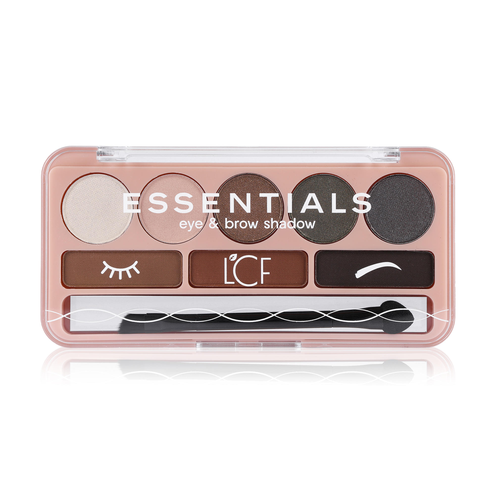 Набір тіней для очей і брів LCF Essentials 3, 7.5 г